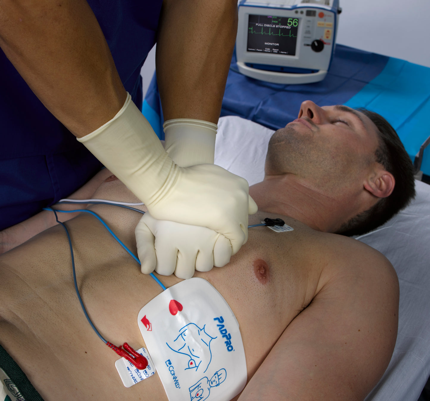 Defib Electrode Pediatric, Radiotranslucent Pads with Pre-Connect Packaging, Anderson Connector (10/CS)