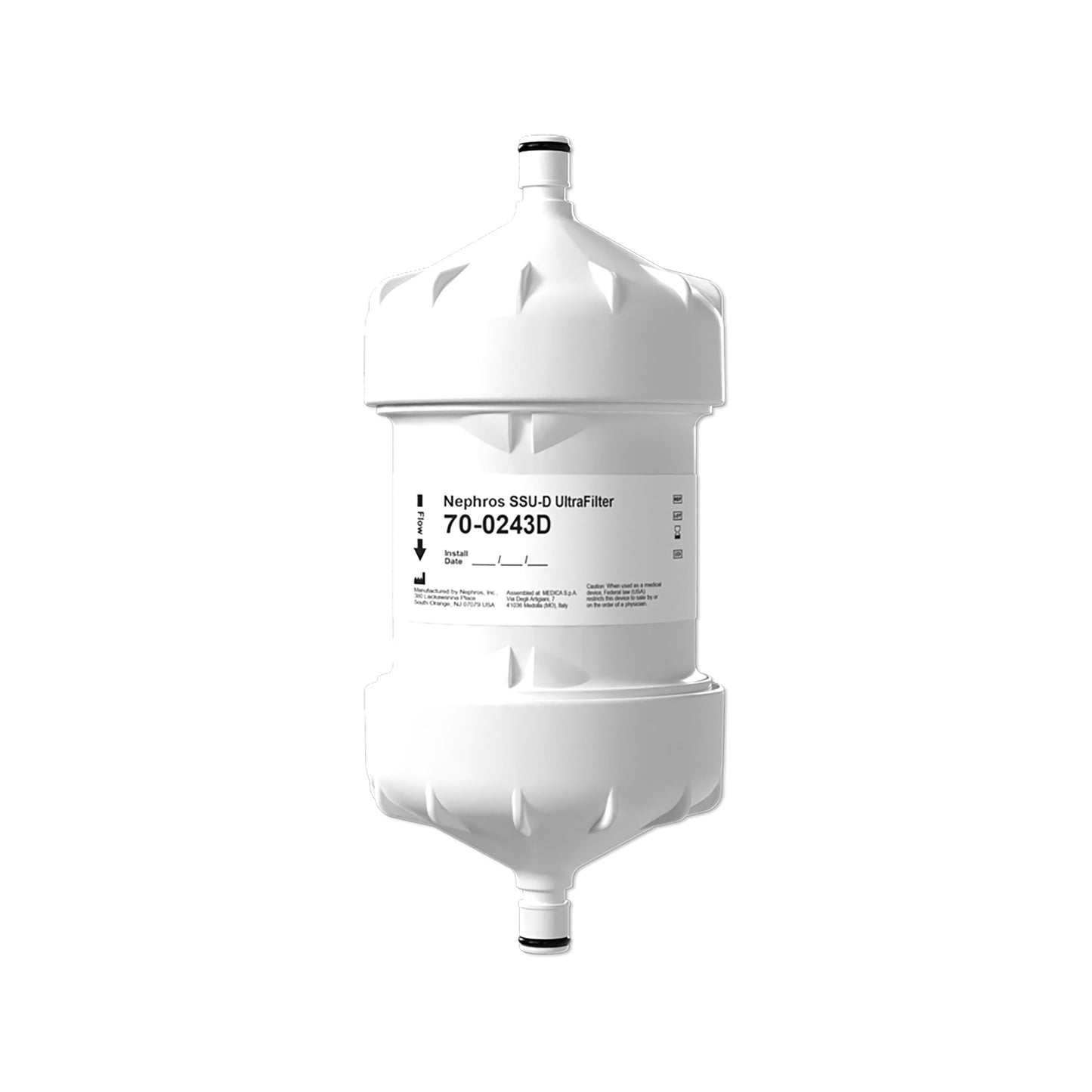 NEPHROS SSU-D FILTER IS INTENDED TO BE USED TO FILTER WATER OR BICARBONATE CONCENTRATE USED IN HEMODIALYSIS DEVICES. IT ASSISTS IN PROVIDING HEMODIALYSIS QUALITY WATER OR BICARBONATE CONCENTRATE. THE DEVICE IS NOT A COMPLETE WATER TREATMENT SYSTEM.