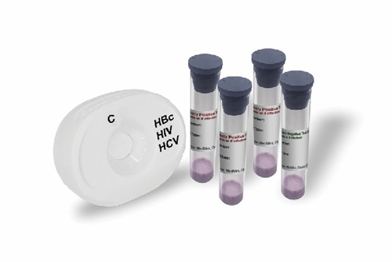 MedMira Reveal HBc/ HIV/HCV Antibody Test Controls, Room Temperature Storage, Quanity: 50 Tests. For UseWith: Human Serum, Plasma, Capillary (fingerstick) Whole Blood Or Venipuncture. RUO only. 10 Each/Case