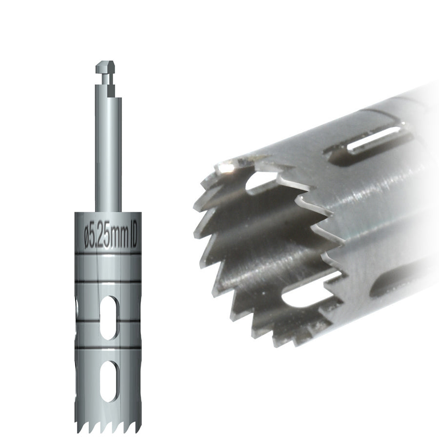 Trephine Bur 32mm TL 5.25mm ID 6.10mm OD