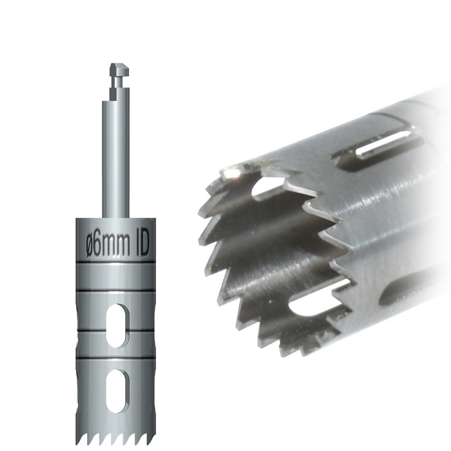 Trephine Bur 32mm TL 6mm ID 6.9mm OD