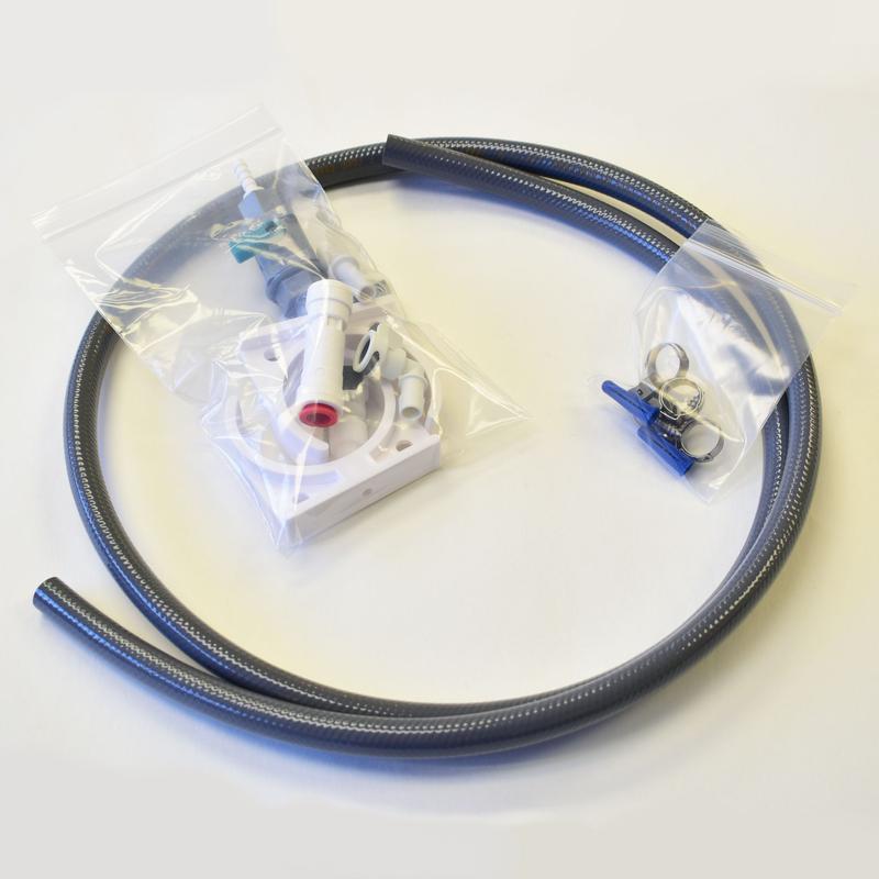 Nephros Installation kit for DSU-D or SSU-D in-line installations at dialysis machines; includes all items necessary for installation