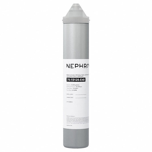 NEPHROS 15-SERIES FILTERS ARE IDEAL FOR REDUCING SCALE, CHLORINE, TASTE, ODORS, CYSTS, AND PARTICULATES. THIS MODEL TYPE CREATES HIGH-QUALITY WATER FOR BEVERAGE OR FOOD APPLICATIONS & ICE MACHINES WHILE OPTIMIZING EQUIPMENT PERFORMANCE.