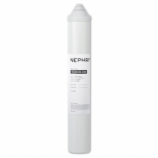 NEPHROS 35-SERIES FILTERS ARE IDEAL FOR REDUCING & CONTROLLING SCALE IN HARD WATER. THIS MODEL OFFERS LARGE GALLON CAPACITIES THAT DELIVER HIGH-QUALITY WATER AT BEVERAGE OR FOOD APPLICATIONS & ICE MACHINES WHILE OPTIMIZING EQUIPMENT PERFORMANCE. 35350