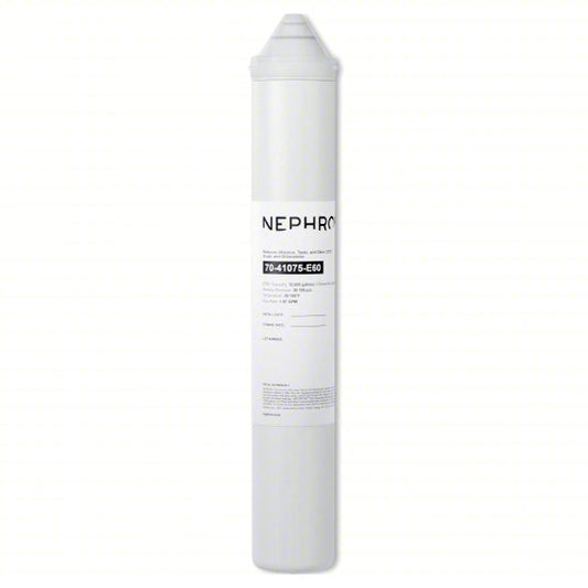 NEPHROS 41-SERIES FILTERS REDUCE CHLORAMINE, SCALE, CHLORINE, TASTE, AND ODOR. THIS MODEL TYPE CREATES FINELY POLISHED WATER FOR HIGH-QUALITY BEVERAGE & FOOD APPLICATIONS & DELIVERS CLEAN ICE AND BEVERAGES. COMPATIBLE WITH PENTAIR EVERPURE MANIFOLDS.
