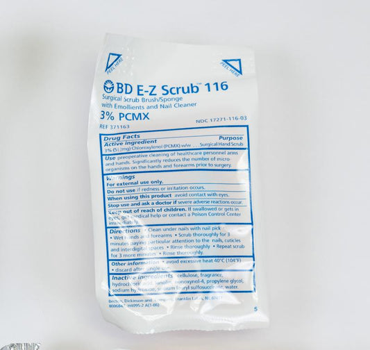 LSL VA ONLY, SURGICAL SCRUB BRUSH, IMPREGNATED WITH PCMX, 240 EA/CA