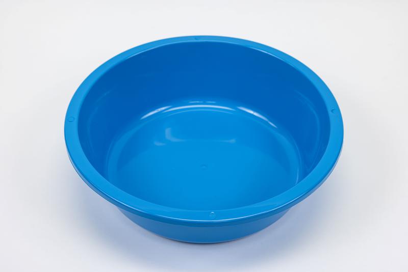 WASH BASIN, REUSEABLE, BLUE  30 EA/CA