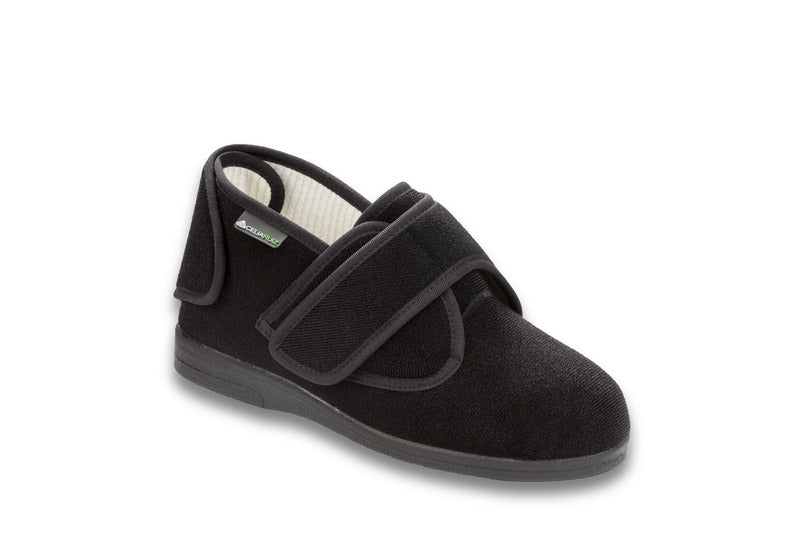 Celia Ruiz, Marc T Diabetic Shoes, Black, Size W 11 M 10