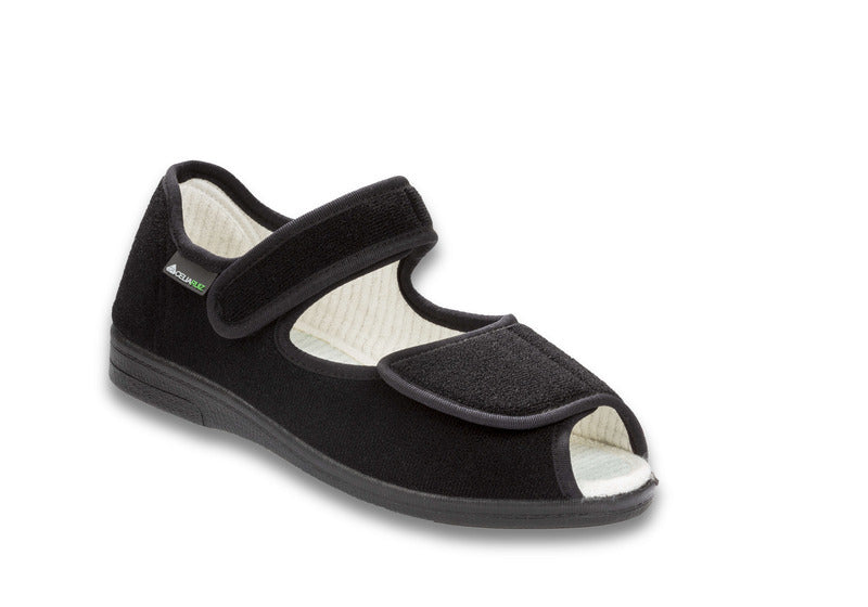 Celia Ruiz, Ortho Diabetic Shoes, Black, Size W 11 M 10