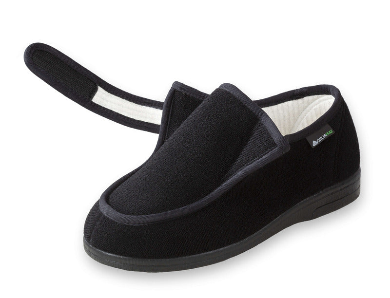 Celia Ruiz, Wallaby T Diabetic Shoes, Black, Size W 5.5 M 4.5