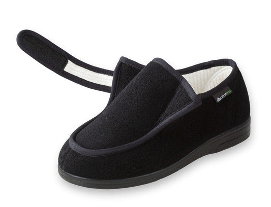 Celia Ruiz, Wallaby T Diabetic Shoes, Black, Size W 5.5 M 4.5