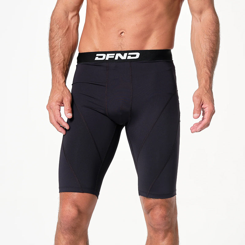 DFND AX COMPRESSION SHORT, 1 PAIR SIZE LG MADE IN USA / BERRY COMPLIANT