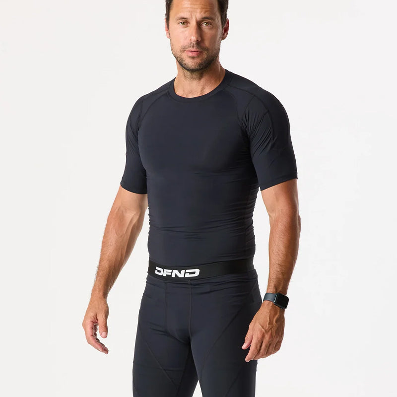 DFND AX/RX SS COMPRESSION SHIRT-1 PIECE.SIZE LG. MADE IN USA / BERRY COMPLIANT