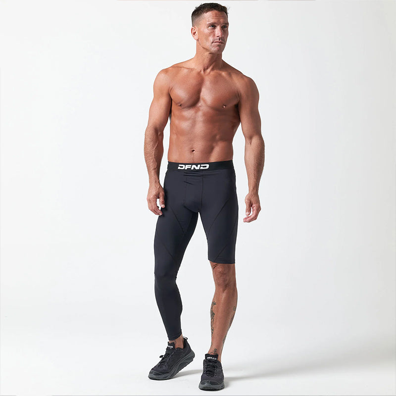 DFND AX SIGNLE LEFT LEG COMPRESSION TIGHT-1 PIECE. SIZE LG. MADE IN USA / BERRY COMPLIANT