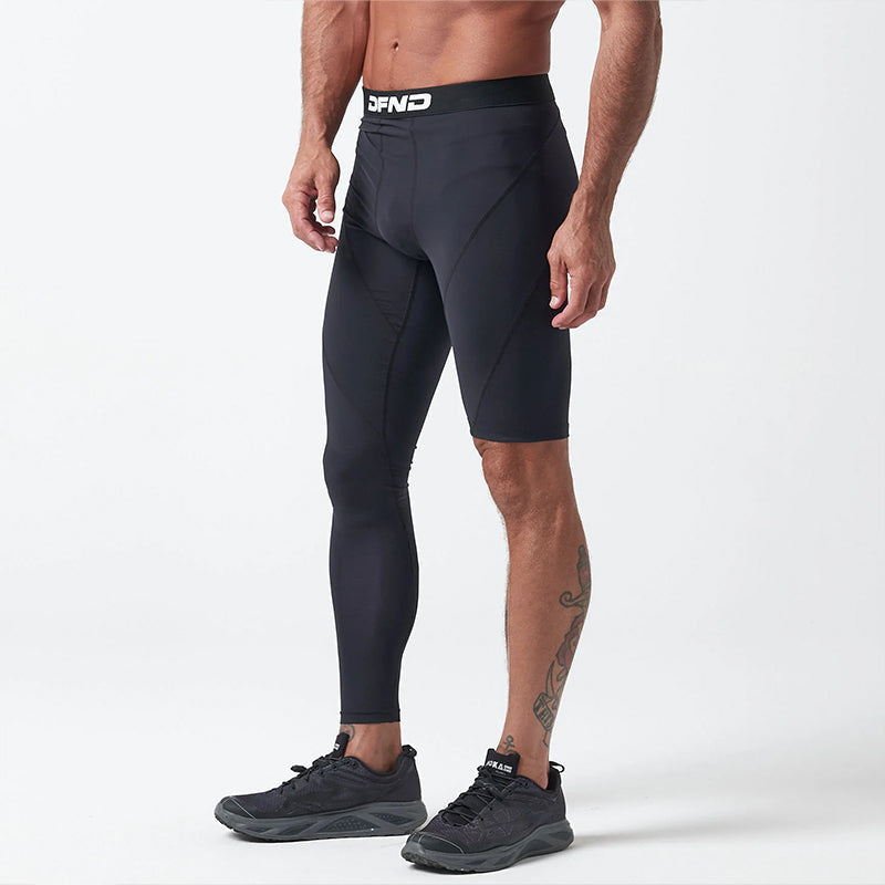 DFND AX SIGNLE LEFT LEG COMPRESSION TIGHT-1 PIECE. SIZE MD. MADE IN USA / BERRY COMPLIANT