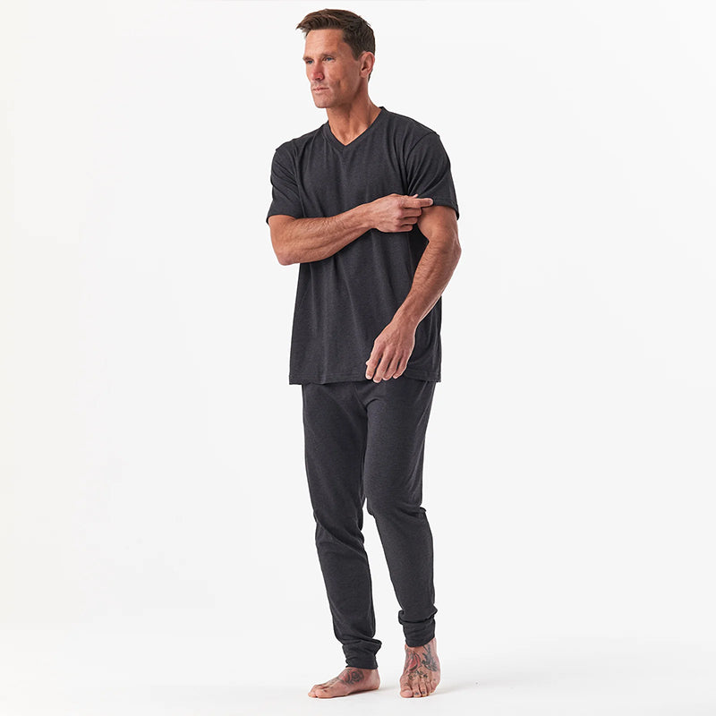 DFND SS MENS IR V NECK SLEEPWEAR SHIRT-1 PIECE-SIZE XS.HBK. MADE IN USA/ BERRY COMPLIANT