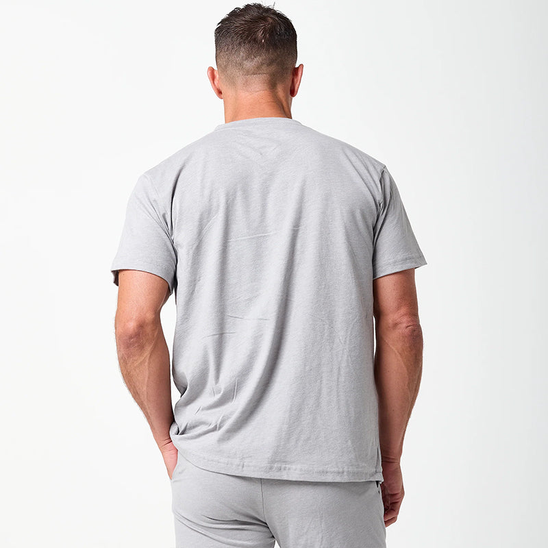 DFND SS MENS IR V NECK SLEEPWEAR SHIRT-1 PIECE-SIZE MD. HGY.  MADE IN USA/ BERRY COMPLIANT