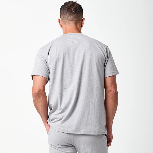 DFND SS MENS IR V NECK SLEEPWEAR SHIRT-1 PIECE-SIZE MD. HGY.  MADE IN USA/ BERRY COMPLIANT