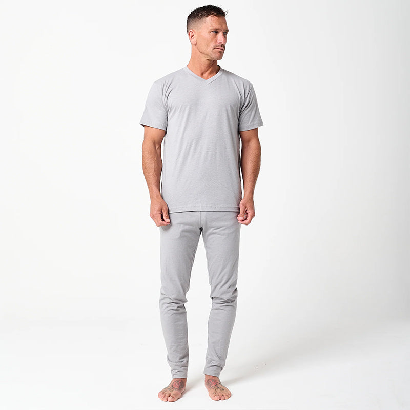 DFND SS MENS IR V NECK SLEEPWEAR SHIRT-1 PIECE-SIZE SM. HGY. MADE IN USA/ BERRY COMPLIANT