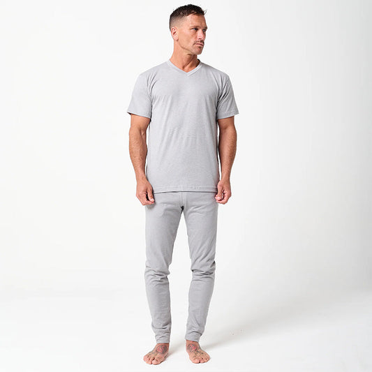 DFND SS MENS IR V NECK SLEEPWEAR SHIRT-1 PIECE-SIZE SM. HGY. MADE IN USA/ BERRY COMPLIANT