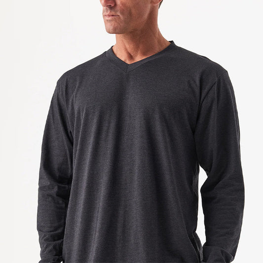 DFND LS MENS IR V NECK SLEEPWEAR SHIRT-1 PIECE-SIZE LG. HBK.  MADE IN USA / BERRY COMPLIANT