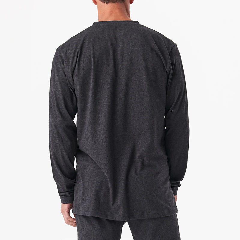 DFND LS MENS IR V NECK SLEEPWEAR SHIRT-1 PIECE-SIZE XL. HBK.  MADE IN USA / BERRY COMPLIANT