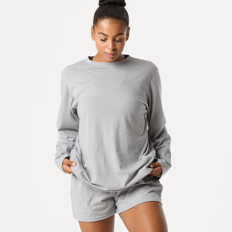 DFND LS WOMENS IR V NECK SLEEPWEAR SHIRT-1 PIECE-SIZE MD. HGY. MADE IN USA / VBERRY COMPLIANT