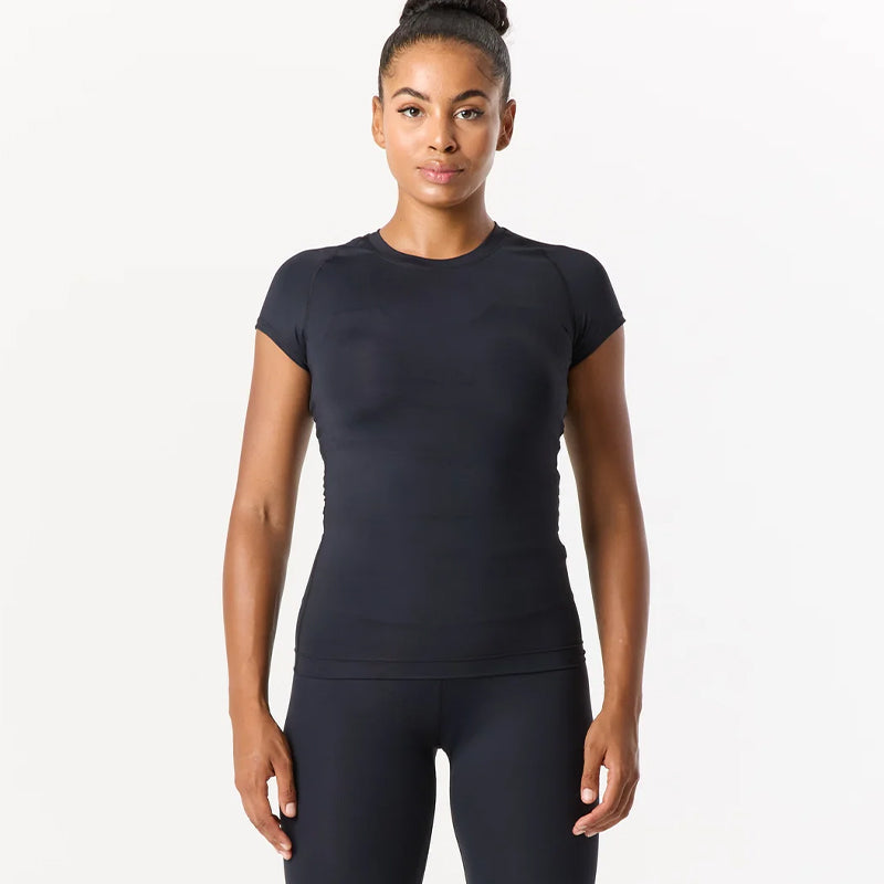 WOMENS DFND AX/RX SS COMPRESSION SHIRT-1 PIECE.SIZE L. MADE IN USA / BERRY COMPLIANT