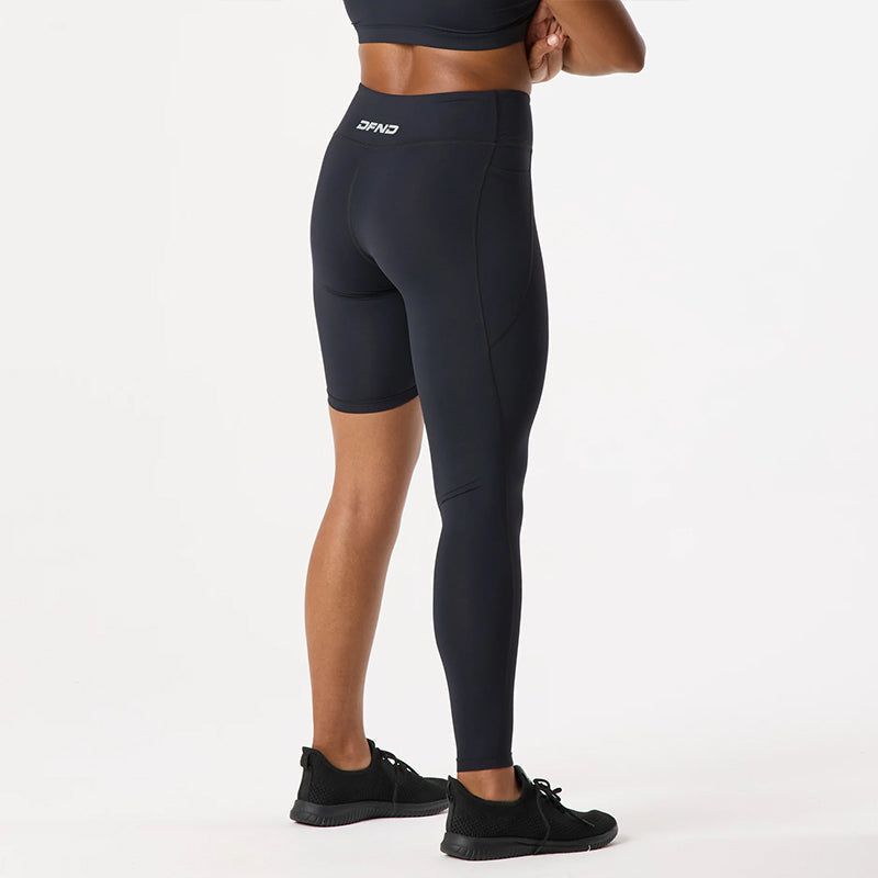 DFND WOMENS AX SIGNLE RIGHT LEG COMPRESSION TIGHT-1 PIECE. SIZE XL. MADE IN USA / BERRY COMPLIANT
