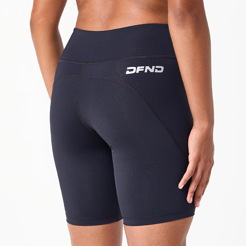 DFND WOMENS AX COMPRESSION SHORT-1 PIECE. SIZE SM. MADE IN USA / BERRY COMPLIANT