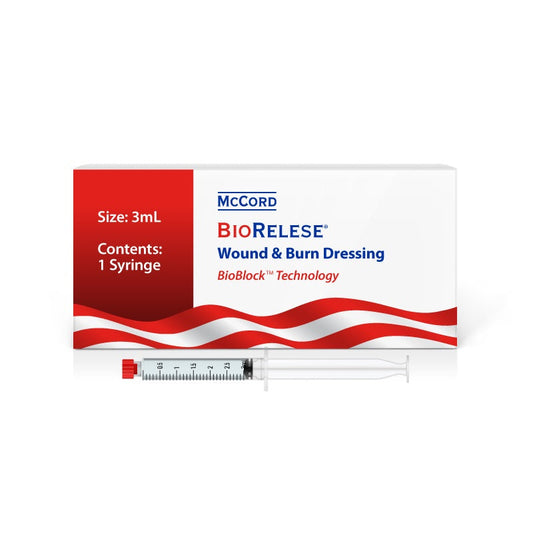 McCord BioRelese Wound and Burn Dressing 3mL. 12Case