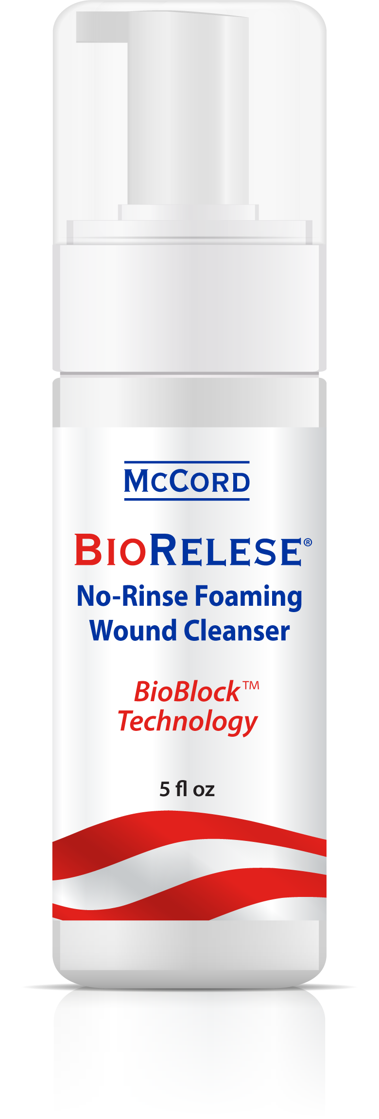 McCord BioRelese Foaming Cleanser 5oz. An Innovative micelle smart foaming cleanser that cleanses and reduces biofilms and pathogen colonization. 1/EA
