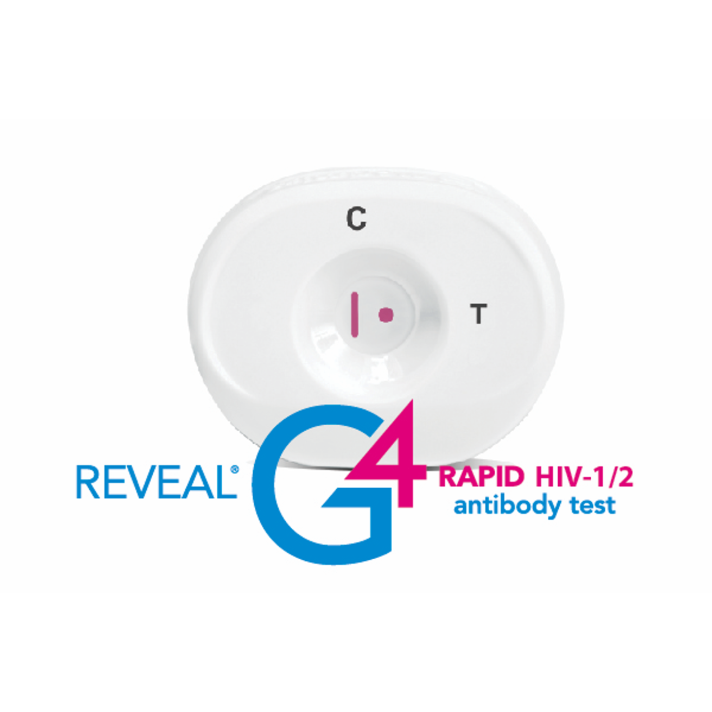 MedMira Reveal G4 Rapid HIV-1/2 Antibody Test (Point-of-Care),  less than 3 min procedure with instant result. Quantity: 20 Tests per box. For Use w/Detection of Antibodies to HIV-1/2 in fingerstick, whole blood (venipuncture), serum, and plasma.