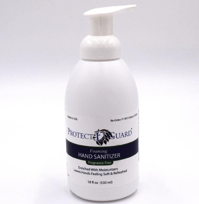 Protect U Guard Ethanol Foaming Hand Sanitizer - 18 Oz, 12EA/CS