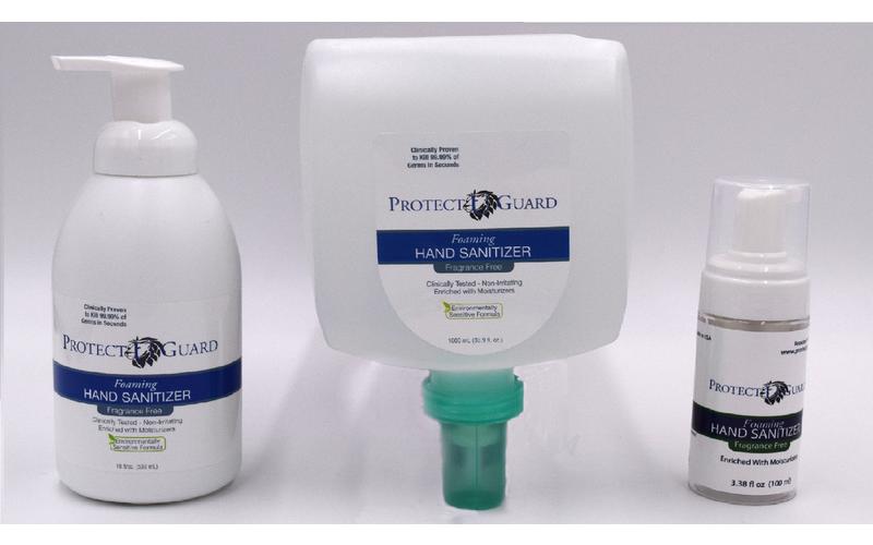 Protect U Guard Ethanol Foaming Hand Sanitizer - 1000 ML Dispenser Refill, 4EA/CS