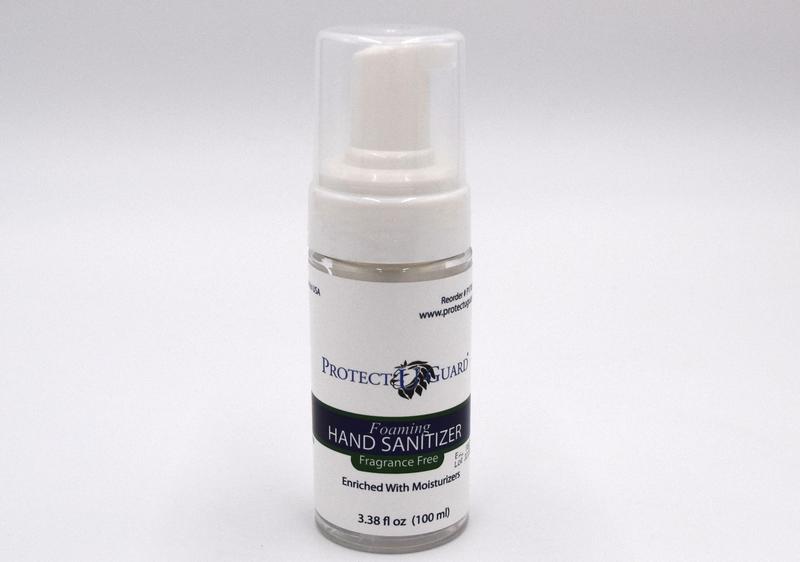 Protect U Guard Ethanol Foaming Hand Sanitizer - 3.38 Oz Personal/Travel Size, 24EA/CS