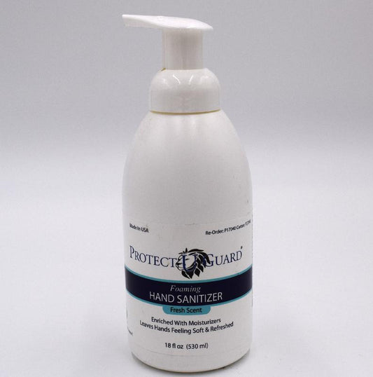 Protect U Guard Ethanol Foaming Hand Sanitizer - Fresh Scent - 18 Oz, 12EA/CS