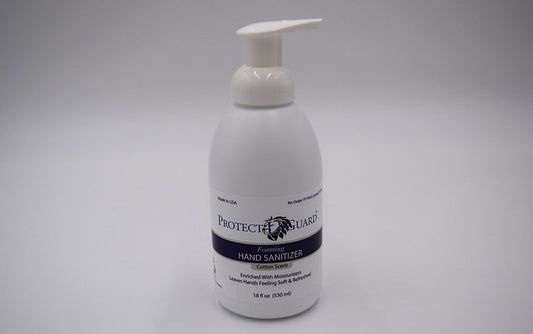 Protect U Guard Ethanol Foaming Hand Sanitizer - Fresh Linen Cotton Scent - 18 Oz, 12EA/CS