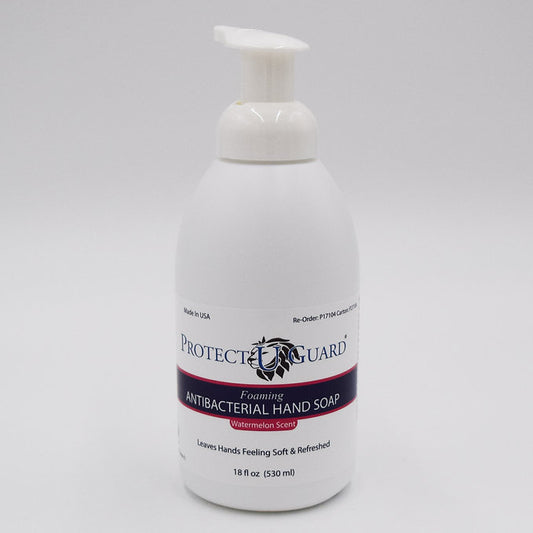 Protect U Guard Antibacterial Healthcare/Food Service Hand Soap - Watermelon Scent - 18 Oz, 12EA/CS