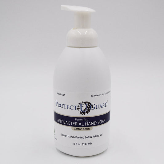 Protect U Guard Antibacterial Healthcare/Food Service Hand Soap - Fresh Linen Cotton Scent - 18 Oz, 12EA/CS