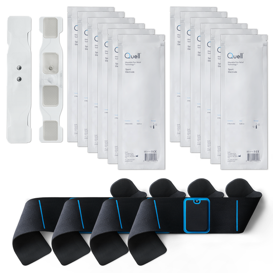 Quell Fibromyalgia 1yr Refill - 12 SPORT Electrode Packs, 4 Standard Leg Bands