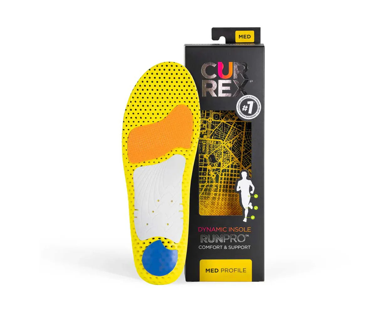 Currex RunPro Medium (orange) Medium, M 7-8.5, W 8.5-10