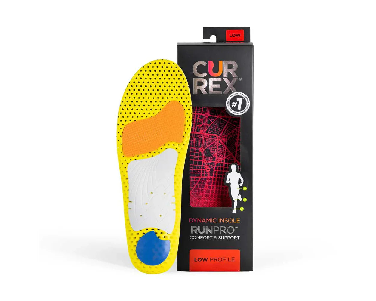 Currex RunPro Low (red) Xtra-extra-large, M 13-14.5, W 14.5-16
