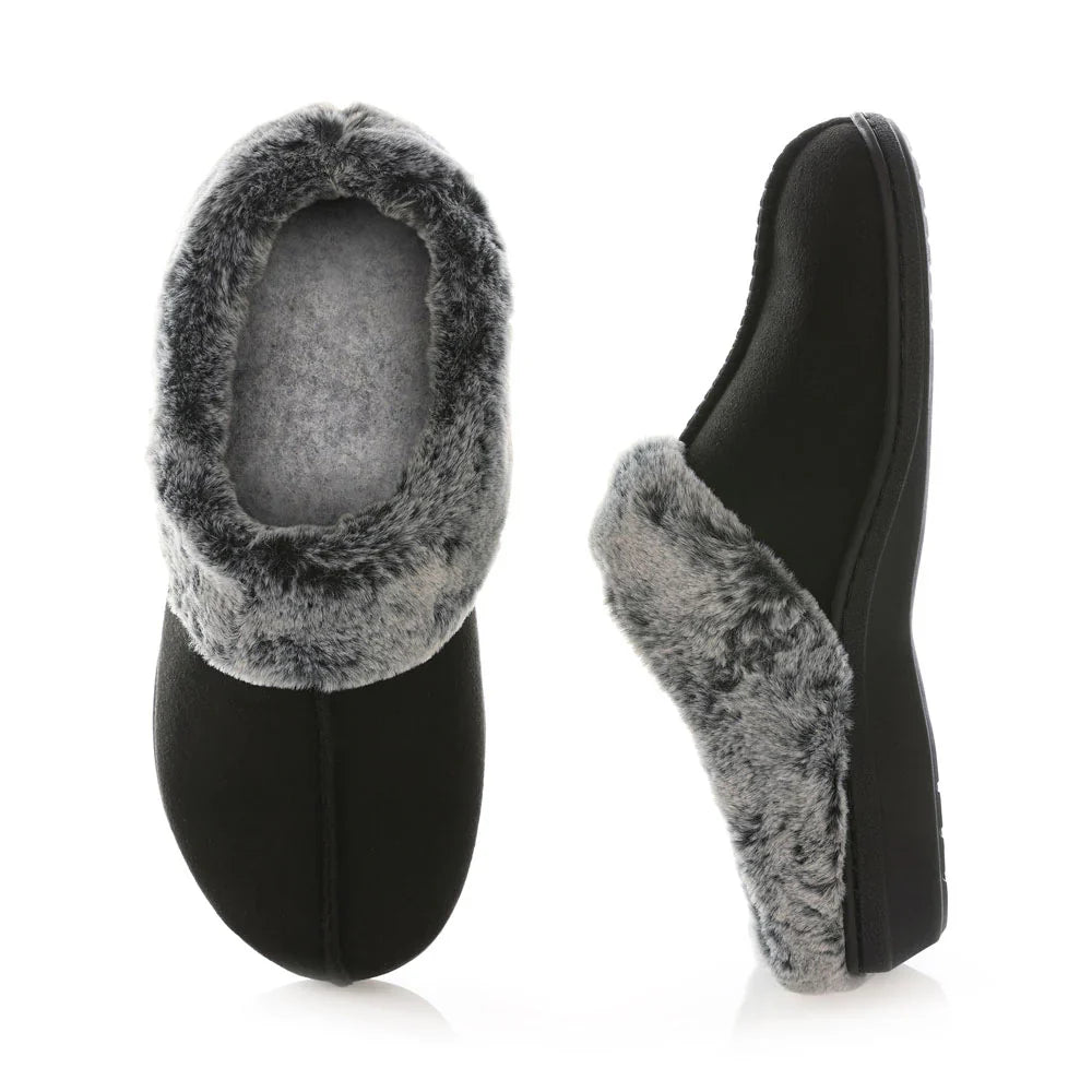 PowerStep Clog Slippers, Women's, Black, 7