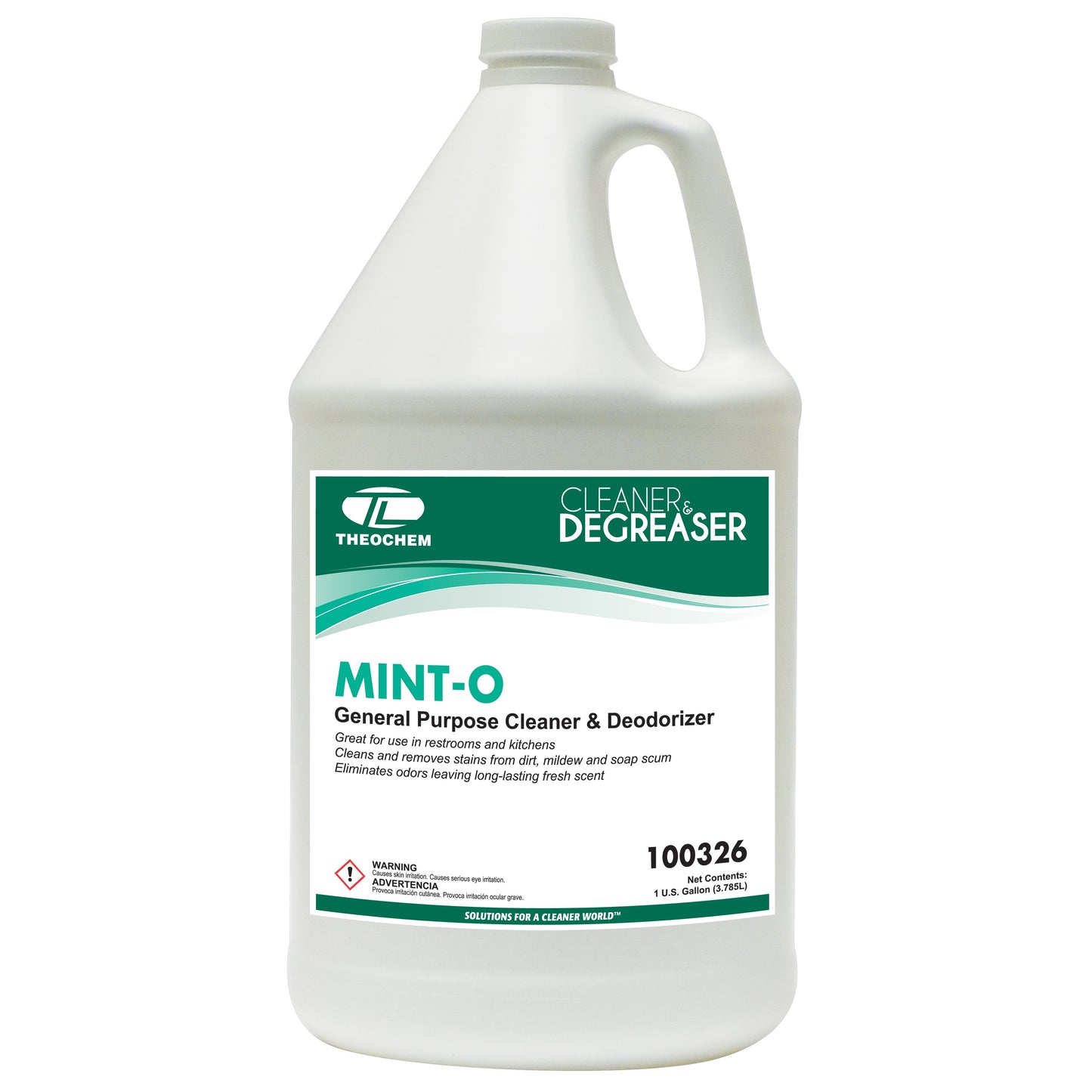 Mint-O: mint fragranced general purpose cleaner and deodorizer, 4-1gal/cs