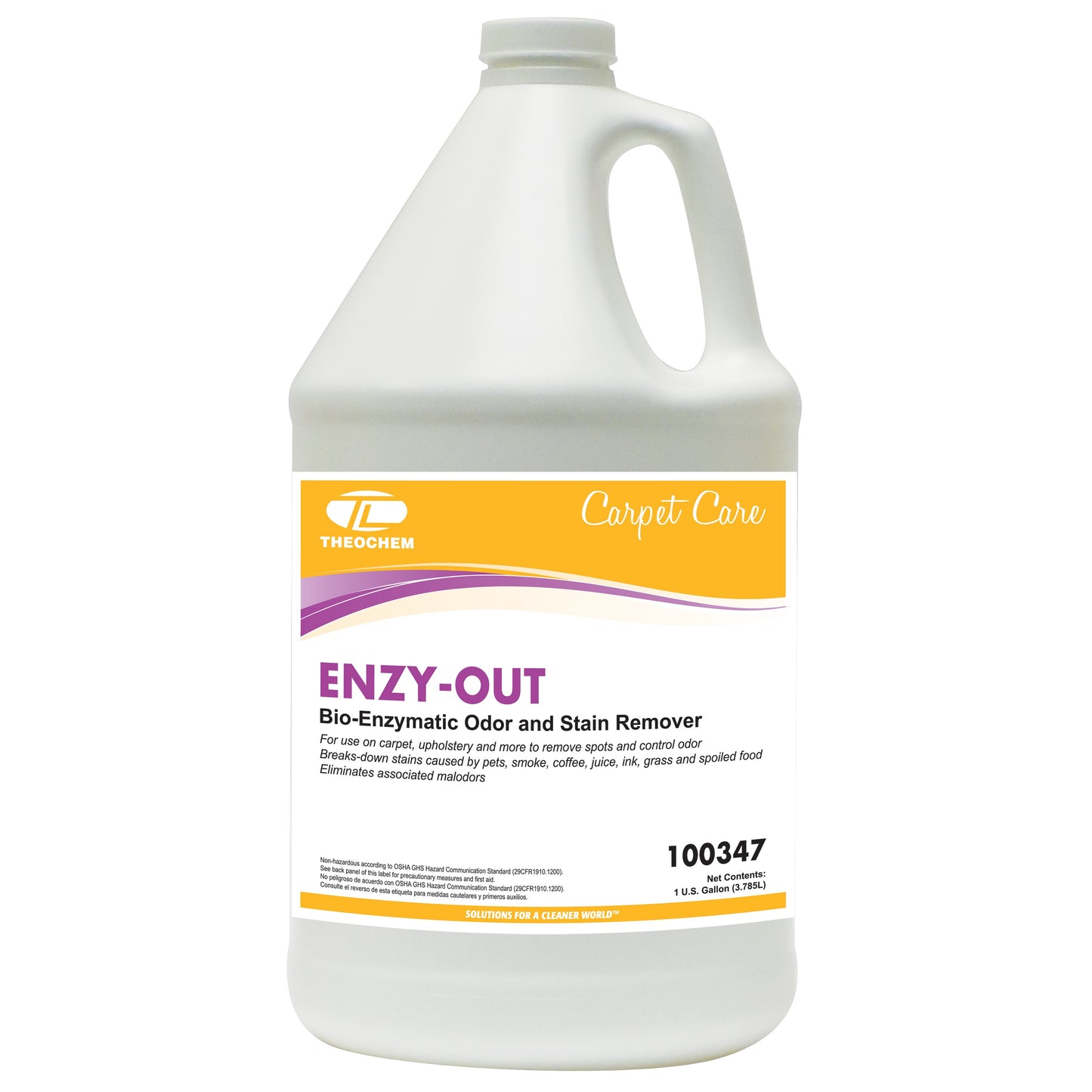 Enzy Out: bio-enzymatic drain maintainer and deodorizer, 4-1gal/cs