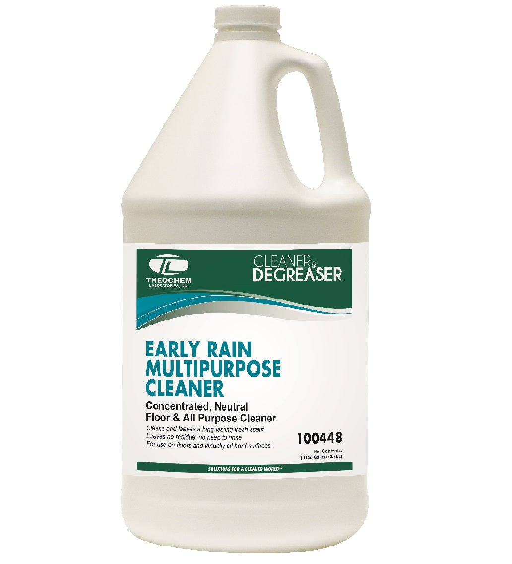 Early Rain Multi Purpose Cleaner: all purpose cleaner concentrate with long lasting fragrance, 4-1gal/cs
