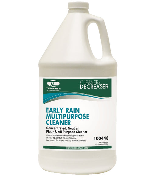 Early Rain Multi Purpose Cleaner: all purpose cleaner concentrate with long lasting fragrance, 4-1gal/cs