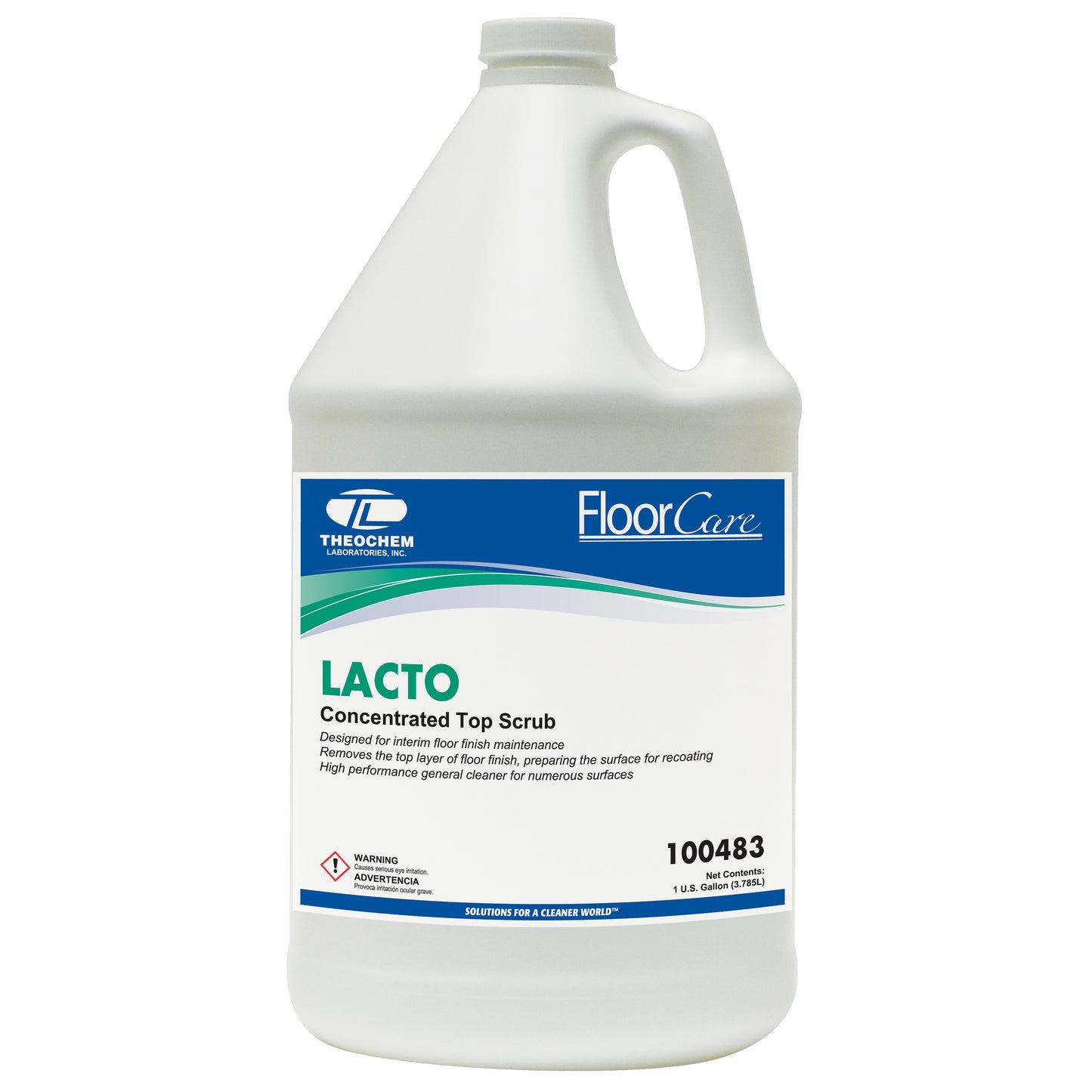 Lacto Top Scrub: high performance general cleaner, 4-1gal/cs