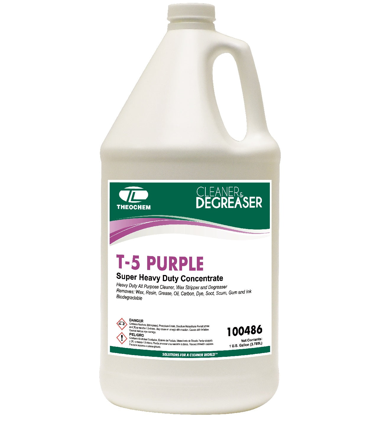 T-5 Purple: heavy duty cleaner-degreaser with butyl and corrosion inhibitors, 4-1gal/cs